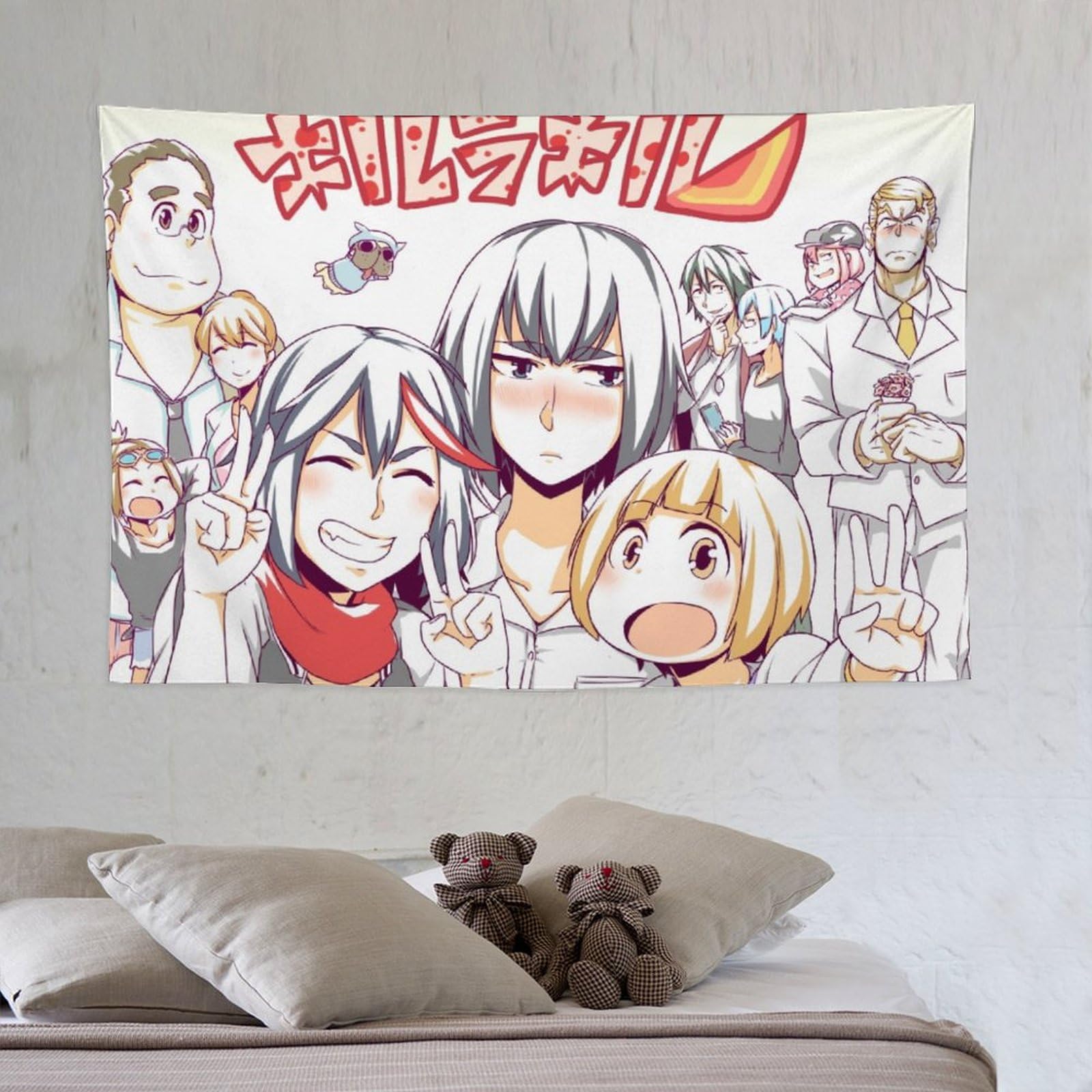 Amazon.co.jp: タペストリー キルラキル 纏流子 満艦飾マコ 満艦飾薔薇